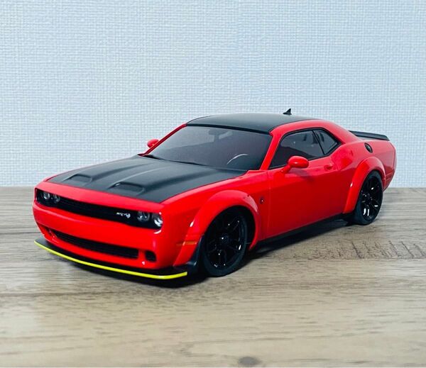 京商 ミニッツ ASC MA020N ダッジ チャレンジャー STR レッド 「オートスケールコレクション」 LEDライト付き