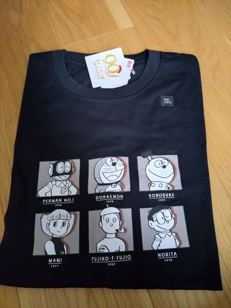ユニクロ Tシャツ 90周年記念 ブラック 新品 藤子・F・不二雄 90th Anniversary UT 半袖 XL