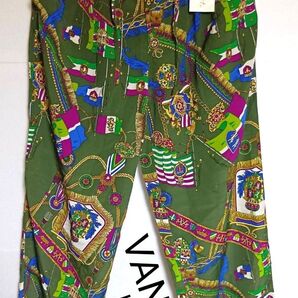 児島VANJETイージーパンツ総柄 男女兼用 未使用品 フリーサイズ