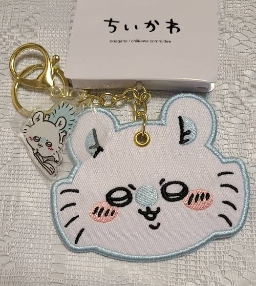 新品★ ちいかわ モモンガ しまむら 限定 バッグチャーム キーホルダー アクキー ダイカット 刺繍 ( カニちゃん うさぎ