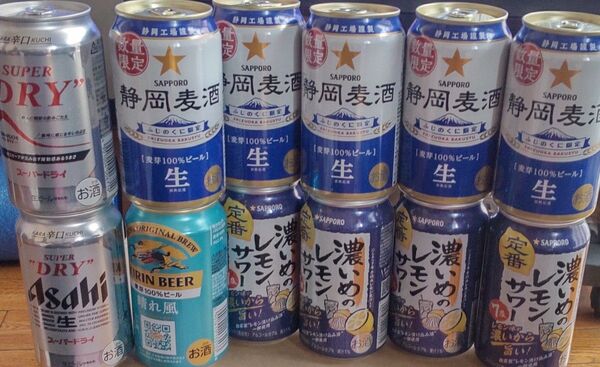 ビール サワー 静岡麦酒 スーパードライ 晴れ風 濃いめのレモンサワー