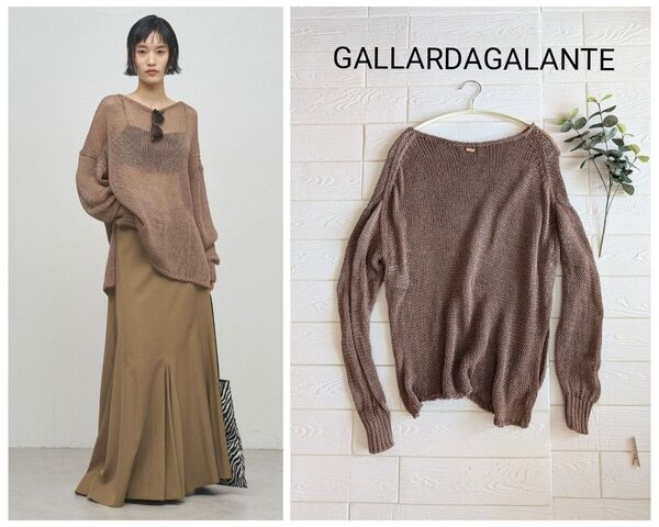 GALLARDAGALANTE(ガリャルダガランテ) コットンルーズニット