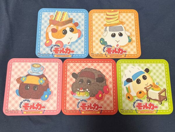 PUI PUI モルカー もぐもぐレストラン 5種コースター