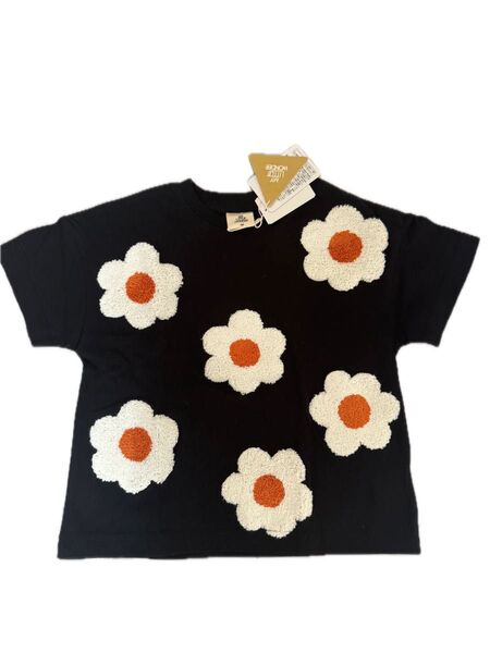 バースデイ しまむら Tシャツ トップス 半袖 マイリトルワンダー 花柄 100センチ 新品未使用