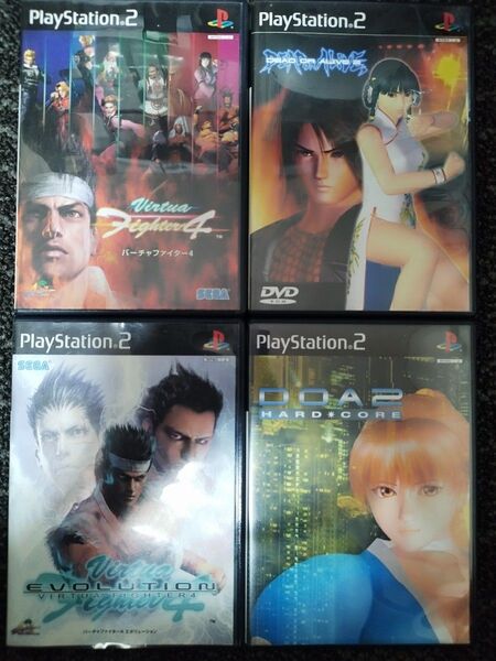 PS2ソフト4本セット VF4他3本 まとめ売り 動作品