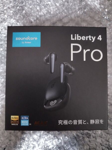Anker Soundcore Liberty 4 Pro ミッドナイトブラック 専用ケース付き 極美品 完全ワイヤレスイヤホン