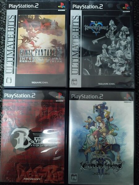 PS2ソフト4本セット FFXIIインターナショナル他3本 まとめ売り 動作品
