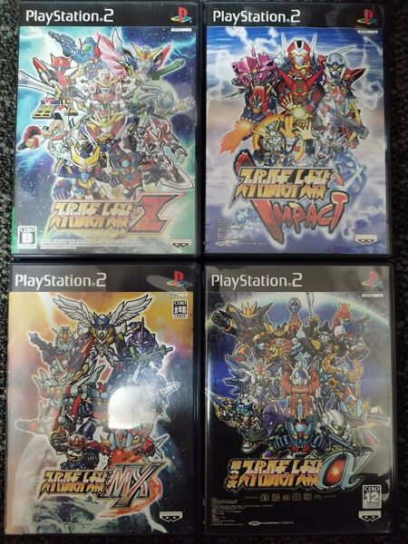 PS2ソフト4本セット スパロボZ他3本 まとめ売り 動作品