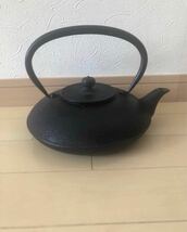 ★未使用品★鉄瓶　南部鉄瓶　宝堂造 煎茶道具　茶道具　急須 南部鉄器_画像2