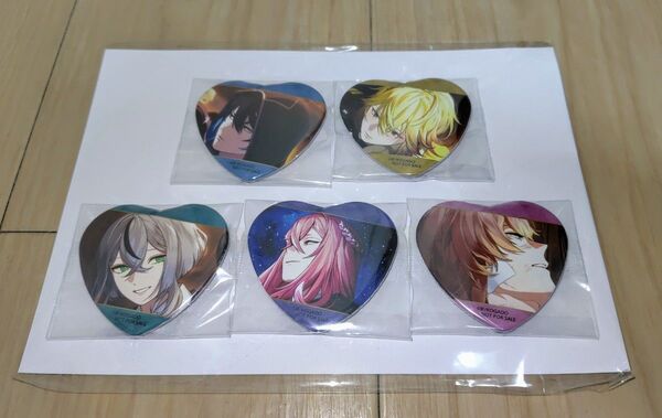 OVER REQUIEMZ ビックカメラ・アニメガ×ソフマップ ハート缶バッジ5個セット