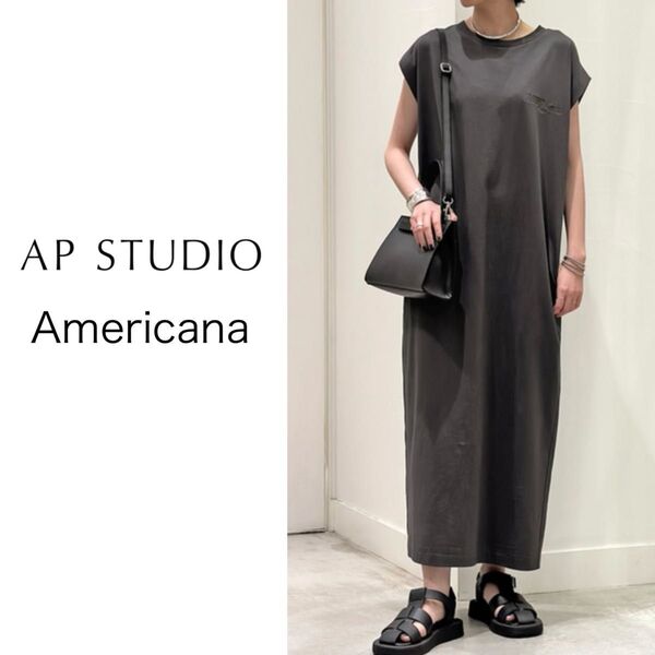 AMERICANA 別注 embroidery ワンピース AP STUDIO