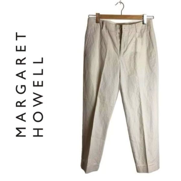 MARGARET HOWELL LINEN COTTON trousers