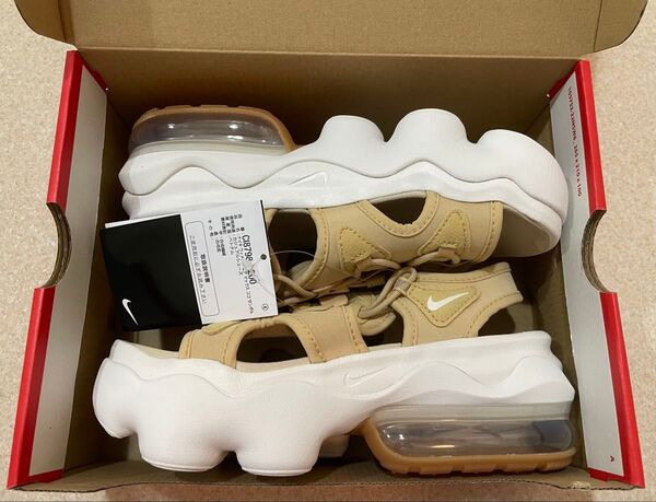 新品未使用 Nike Air max ナイキ エア マックス ココウィメンズサンダル サイズ24 ガムライトブラウン