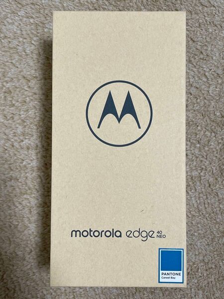 新品未開封 Motorola edge40 neo カリビアンブルー 8GB+256GB モトローラ SIMフリー
