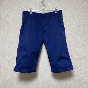 ハーフパンツ メンズブルー