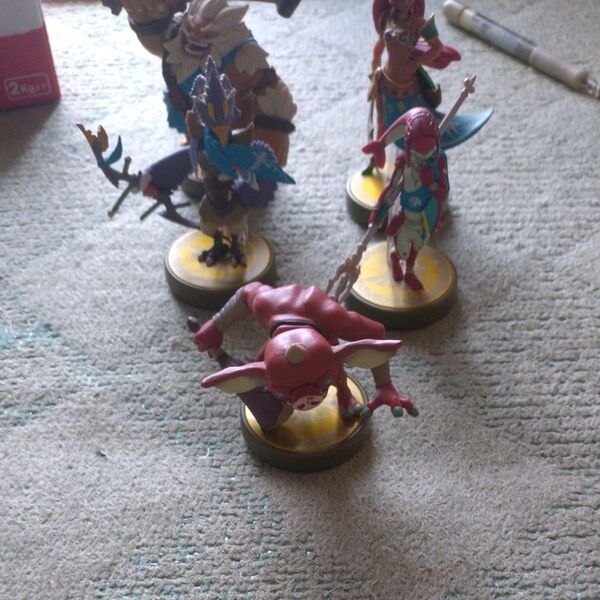 【お得】 ゼルダの伝説ブレスオブザワイルド amiibo英傑4人 ダルケル、リーバル、ミファー、ウルボザ、ボコブリン