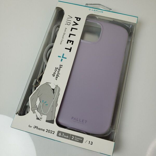 iPhone13 iPhone14 耐衝撃ハイブリッドケース ラベンダー 621