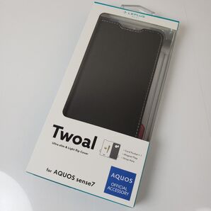 AQUOS sense7 手帳型ケース ブラック 72