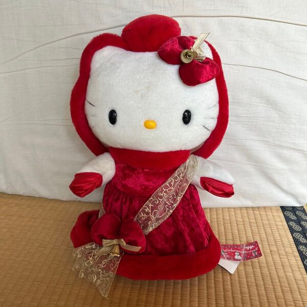 ハローキティ サンリオ ぬいぐるみ クリスマス レッド