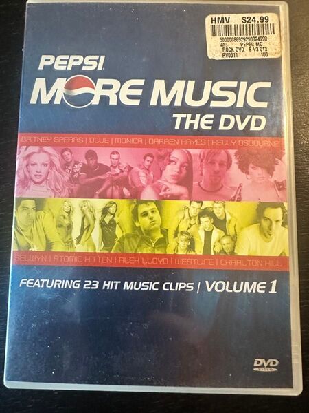 {貴重品}飲料会社ペプシが発売していた洋楽DVDコンピレーション集/Pepsi More Music The DVD DVD