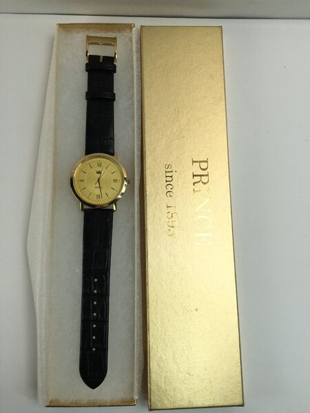 h5443 希少レア 未使用 銀座村松 プリンス PRINCE 腕時計 ゴールド 平成30周年限定品 安心の落札後電池交換 箱付