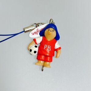 パディントンベア サッカー コカコーラ フィギュアストラップ