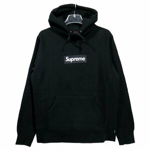 SUPREME シュプリーム 12AW BOX LOGO PULLOVER ボックス ロゴ プルオーバー パーカー ブラック フーディー トップス