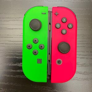ジョイコン Joy-Con ネオングリーン・ネオンピンク LR 左右セット