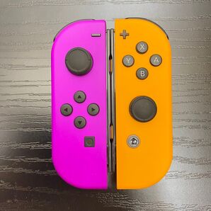 ジョイコン Joy-Con ネオンパープル・ネオンオレンジ LR 左右セット