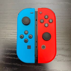 【スティック新品】ジョイコン Joy-Con ネオンブルー・ネオンレッド LR 左右セット