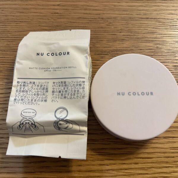 ニュースキンニューカラーマットクッションファンデーションSPF50PAレフィル付き ライト