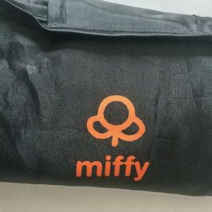 ミッフィー miffy エコバッグ 折りたたみ ブラック