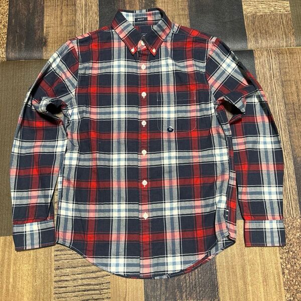 【新品】Abercrombie & Fitch メンズチェック 長袖シャツ 【サイズXS】【アバクロンビー&フィッチ】