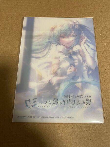 劇場版プロジェクトセカイ 入場者特典 メインビジュアルクリアカード プロセカ