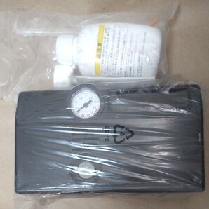 【パンク修理】電動空気入れ エアーコンプレッサ、修理剤未使用