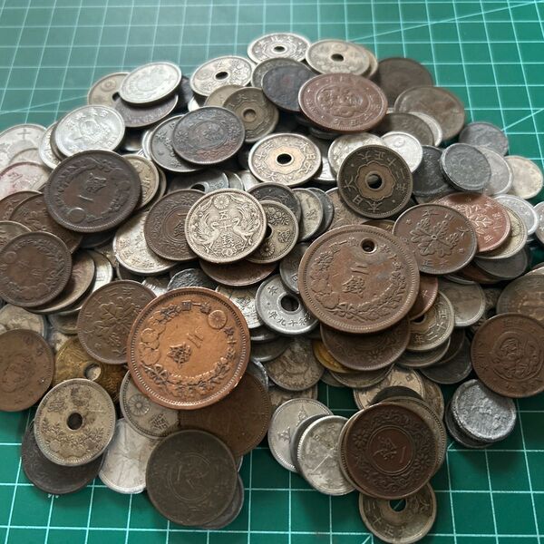 古銭 まとめ売り 銅貨 銀貨 その他色々 約520グラム