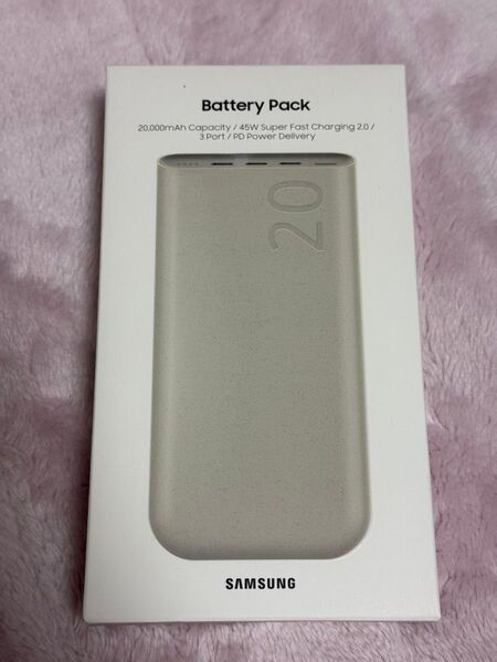 Samsung 45W Battery Pack 20,000mAh モバイルバッテリー