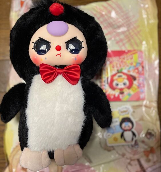 baby three ベビースリー400% 3代目 ペンギンぬいぐるみとメモ帳 セット★