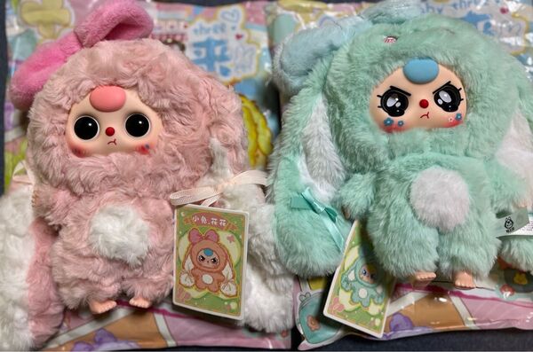 baby three ベビースリー リリースウサギ2代目 うさぎぬいぐるみ2個セット!