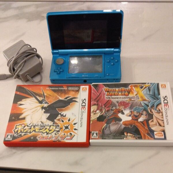 ニンテンドー3DS 本体 ソフト2本セット(充電器付き)