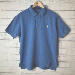 POLO RALPH LAUREN ポロシャツ Lサイズ サックスブルー