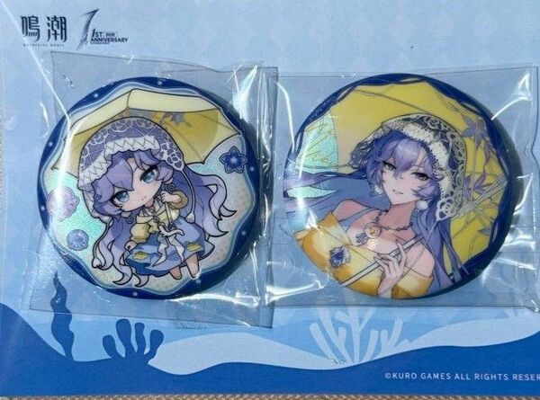 鳴潮 1周年 夏日大作戦 カンタレラ 缶バッジ アクスタ 台湾 台北 公式正規品
