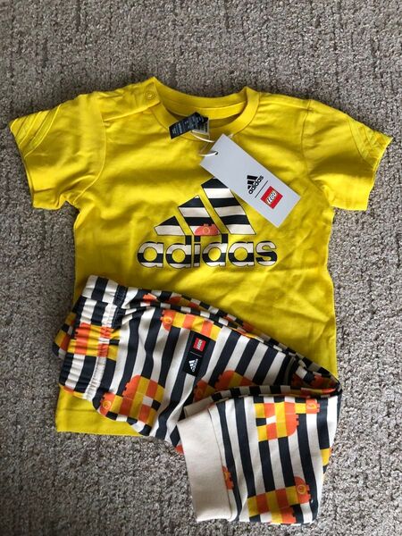 adidas LEGO セットアップ 80cm 半袖Tシャツ 長ズボン 新品タグ付き ベビー服 男の子 女の子