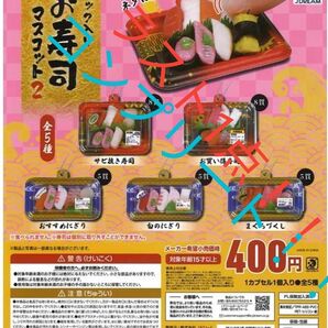 【コンプリート!!】ラスト1点!!パック入りお寿司マスコット2