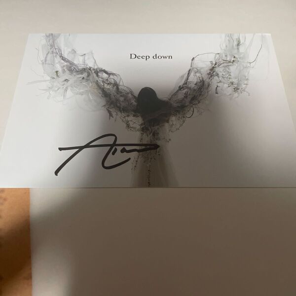 Aimer サイン入り ポストカード deep down