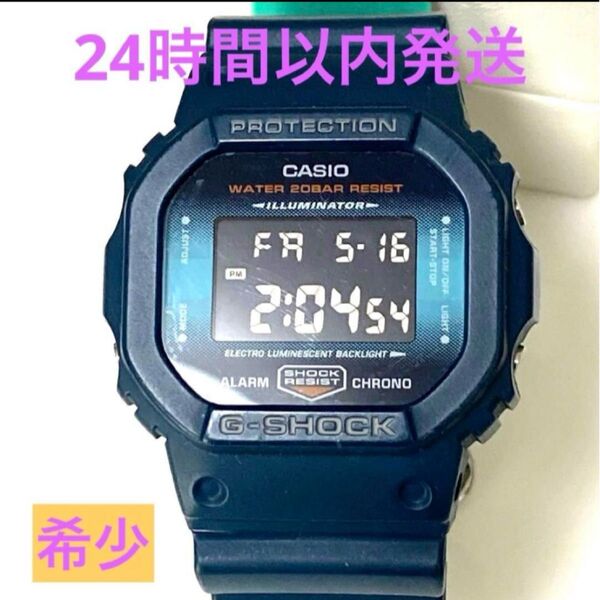 希少 CASIO カシオ G-SHOCK Gショック DW-5600GM-1JF デジタル 腕時計 稼働品