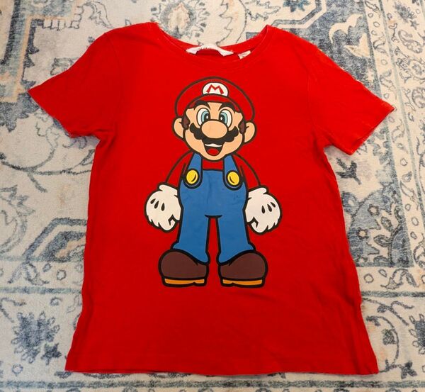 Tシャツ 110cm 120cm マリオ 赤 H&M