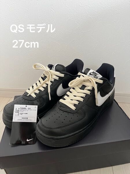Nike Air Force 1 Low Retro QS Black and White 2024 CQ0492-001