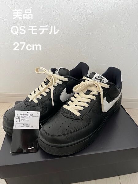 Nike Air Force 1 Low Retro QS Black and White 2024 CQ0492-001