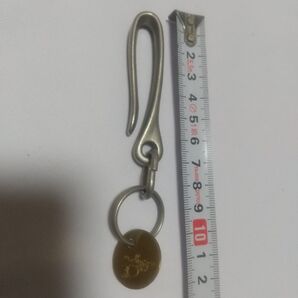 当時物 革蛸 謹製ブラス製キーフック正規品